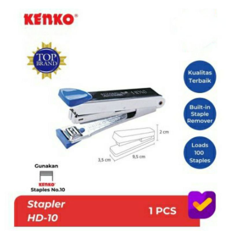 Jual Kenko Stapler Besi/Jepretan/Staples HD 10 | Shopee Indonesia