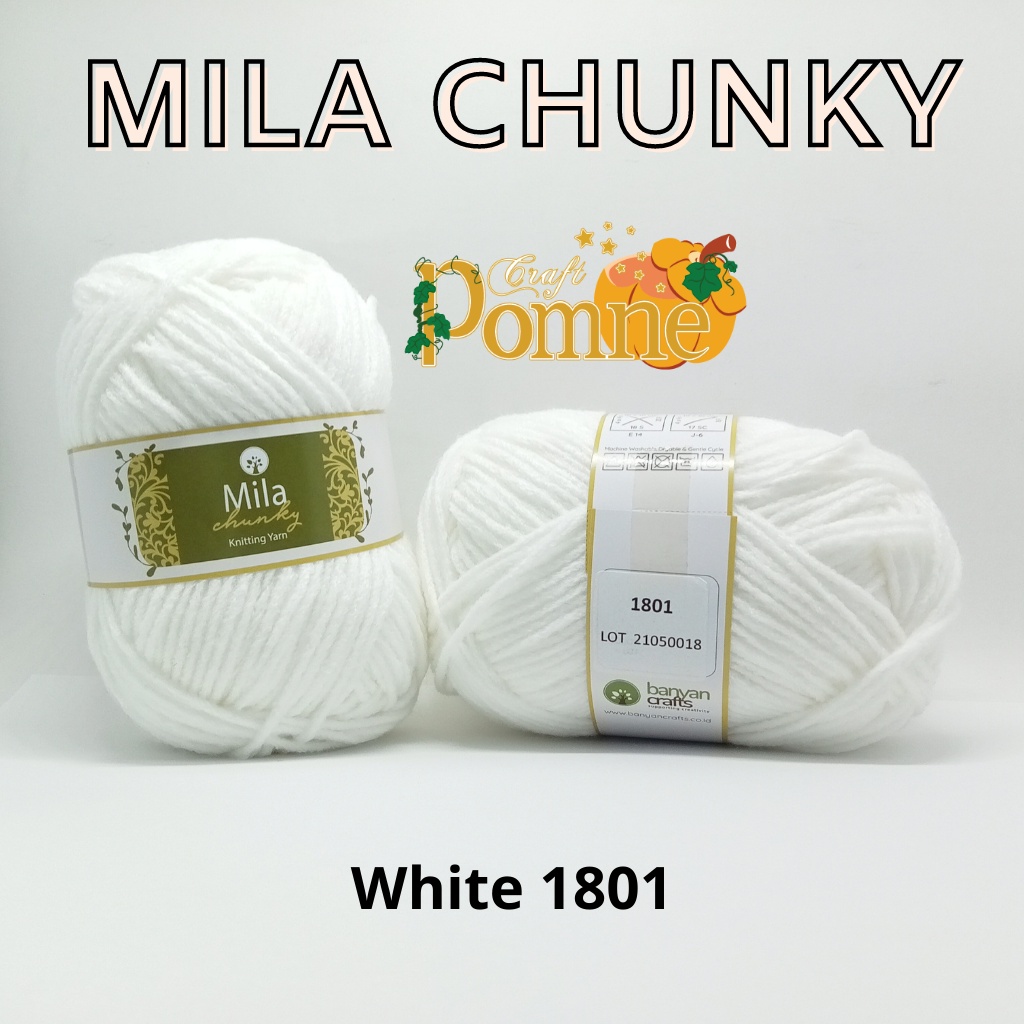 Jual Benang Rajut Mila Chunky Acrylic Braided Yarn Shopee Indonesia