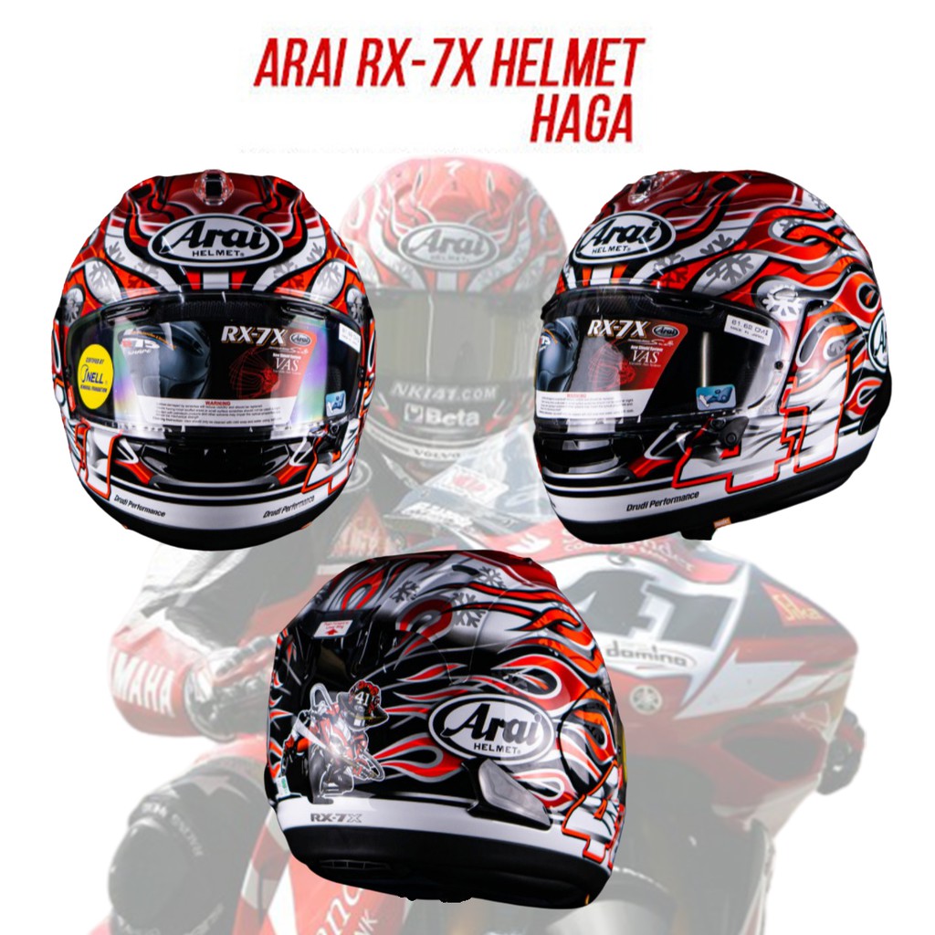 Jual Arai RX7X Haga GP | Shopee Indonesia