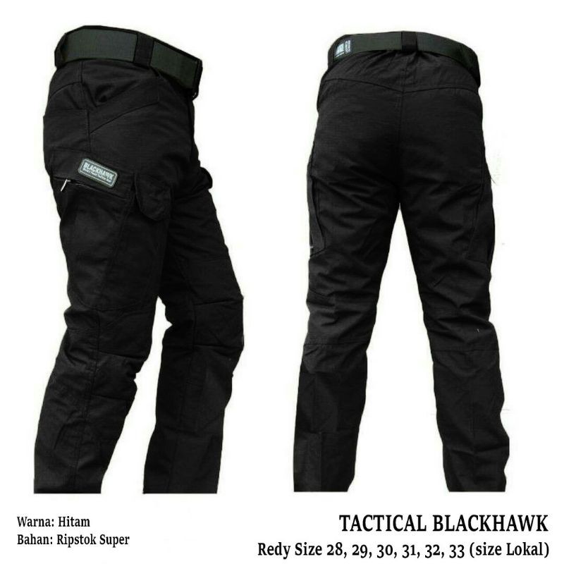 Jual Celana Tactical Hitam Model Terbaru Celana Taktikal Blackhawx