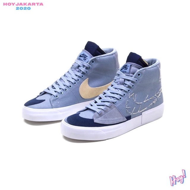 Jual Nike SB Blazer Mid Edge “Hack Pack” • Colour : Obsidian Mist