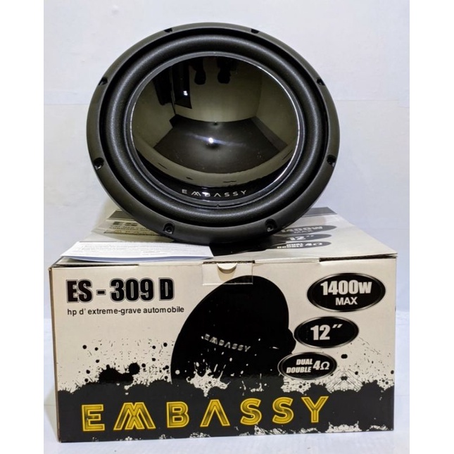 Jual Subwoofer Embassy 12 inch ES-309D Double Coil Double Magnet ...