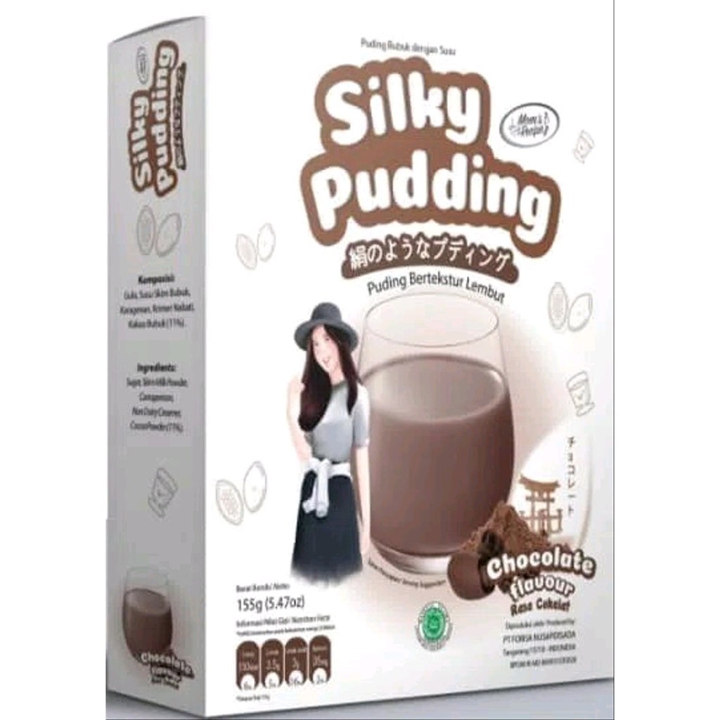 Jual Silky Pudding Sutera Rasa Taro Coklat Avocado Bubble Gum Nutrijell ...