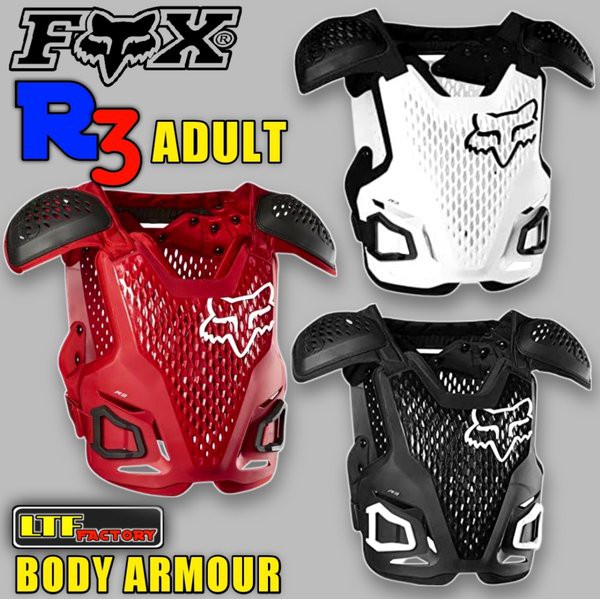 Jual FOX R3 Chest Body Protector Rompi Pelindung Tubuh Dada Punggung