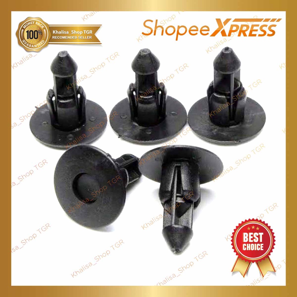 Jual 1 PAK Baut-Baud Rivet Kancing-Klip Plastik Besar M8-8 mm-8mm Motor ...