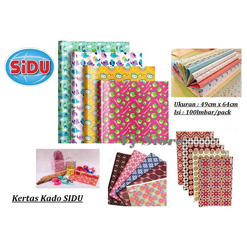 Jual Kertas Kado Sidu | Shopee Indonesia