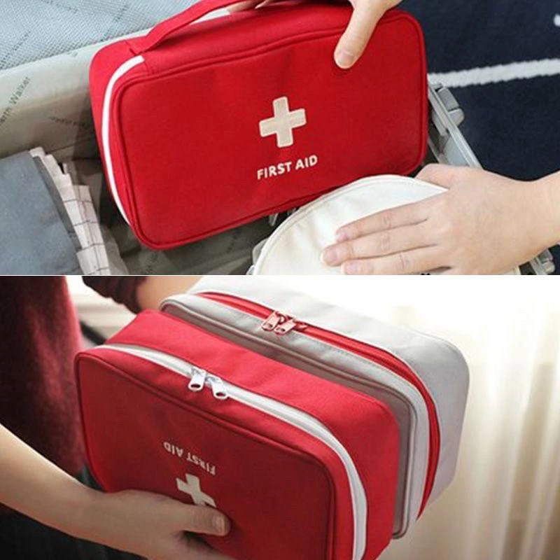 Tas P3K First Aid Kit untuk Mobil & Rumah! Pouch Obat Kesehatan