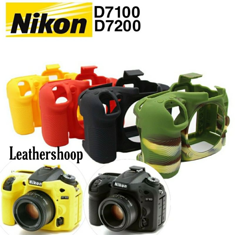 Bilora EasyCover – Custodia In Silicone Per Nikon D7100 / D7200, Colore Giallo - 4