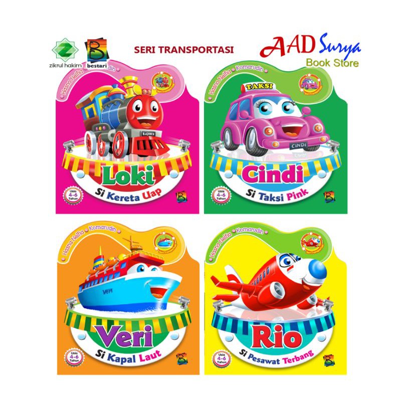 Jual Buku Cerita Anak Bergambar Seri Mengenal Alat Transportasi ...