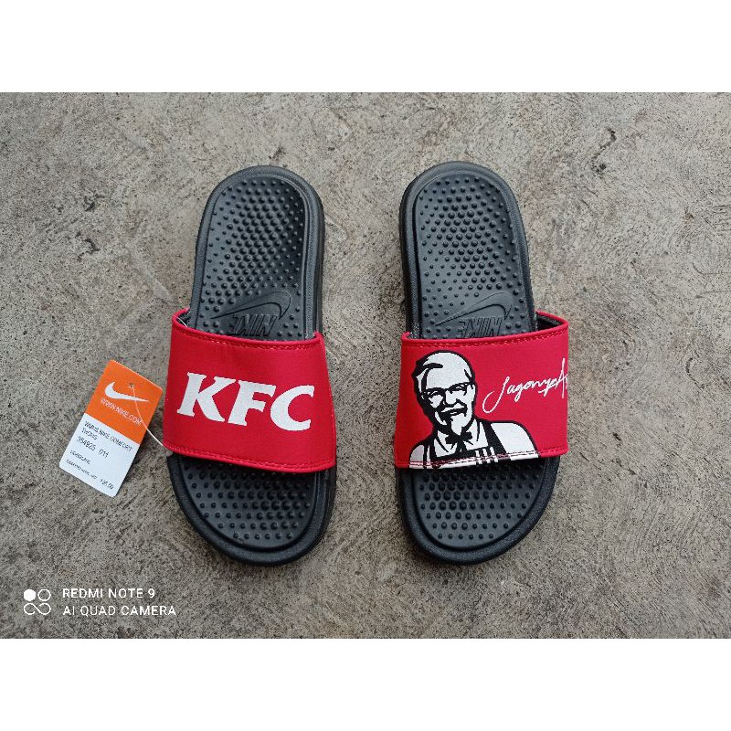 Jual Sandal Pria Keren kekinian Slop Dewasa Casual slippers Nike