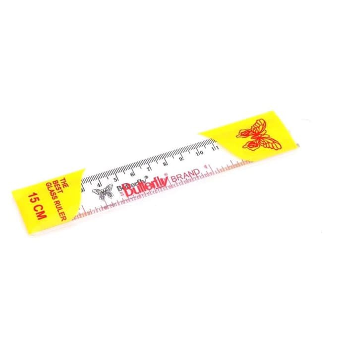 Jual Butterfly Ruler 15 cm | Shopee Indonesia