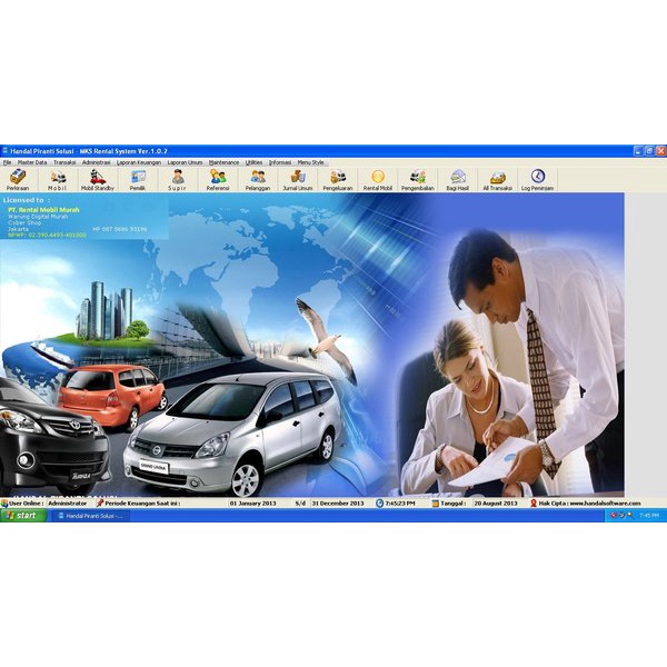 Jual SOFTWARE MKS RENTAL MOBIL v.1.0. | Shopee Indonesia
