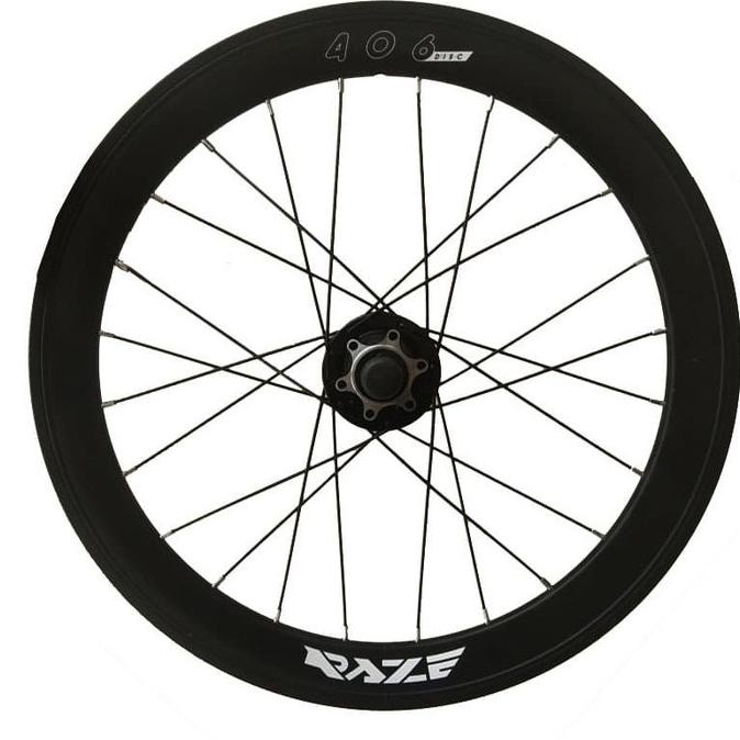 Jual Raze Wheelset Velg Rim SELI 20 inch ETRO 406 Disc 24 20 H Hitam ...