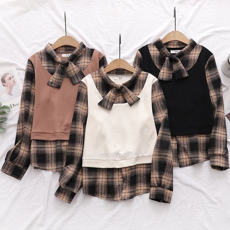 Flanel blouse outlet