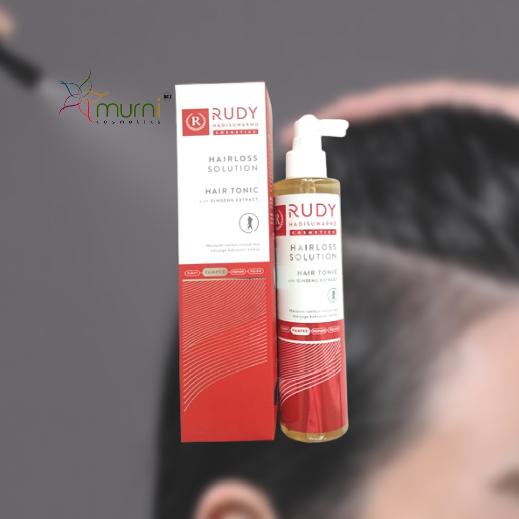 Jual RUDY HAIR LOSS SOLUTION HAIR TONIC WITH GINSENG EXTRACT [[MERAH ...