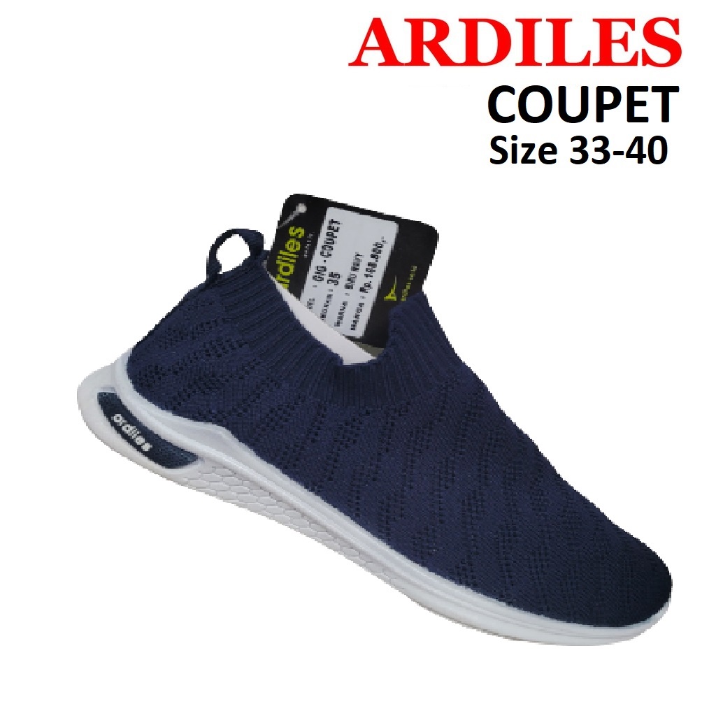 Jual Ardiles Casey Sepatu Sneakers Slip On Tanpa Tali Bahan Rajut Asli