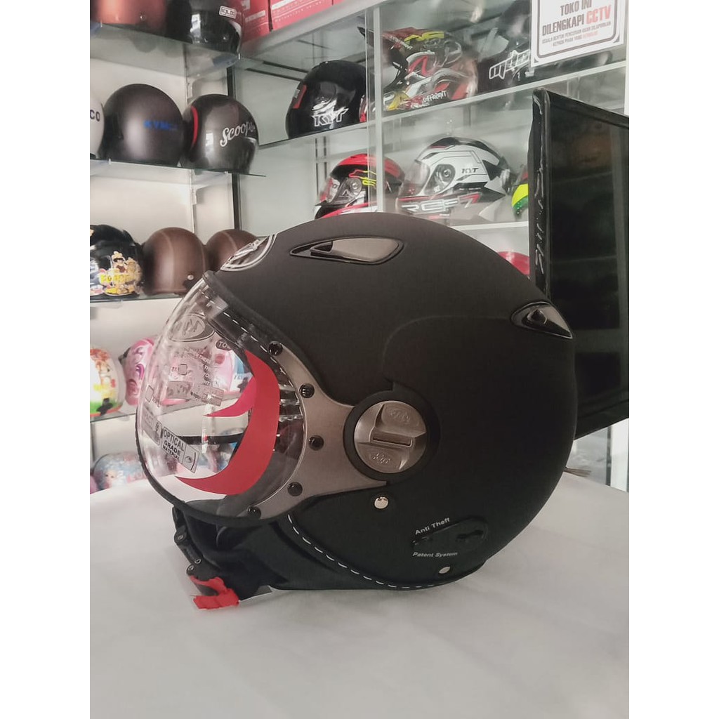 Jual HELM KYT ELSICO ORIGINAL warna HITAM DOFF Shopee Indonesia