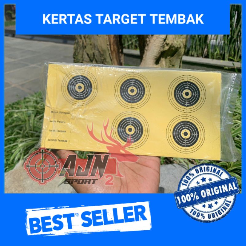 Jual Kertas Target Tembak Sasaran Tembak Kertas Target Shopee