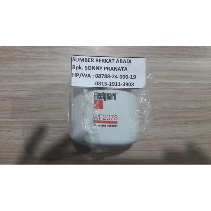 Jual Generator / Fleetguard Wf2073 Coolant Water Filter Genuine