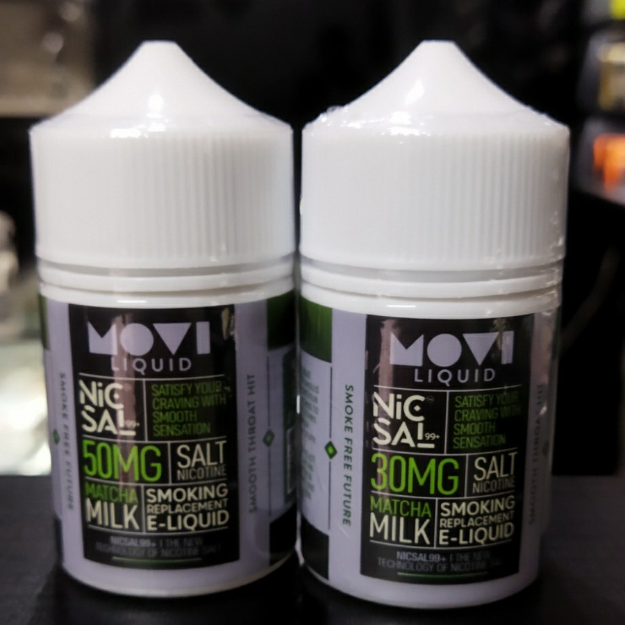 Jual Liquid Vapor Vape Movi Nicsalt 99 Matcha Milk By Movi 30mg60ml