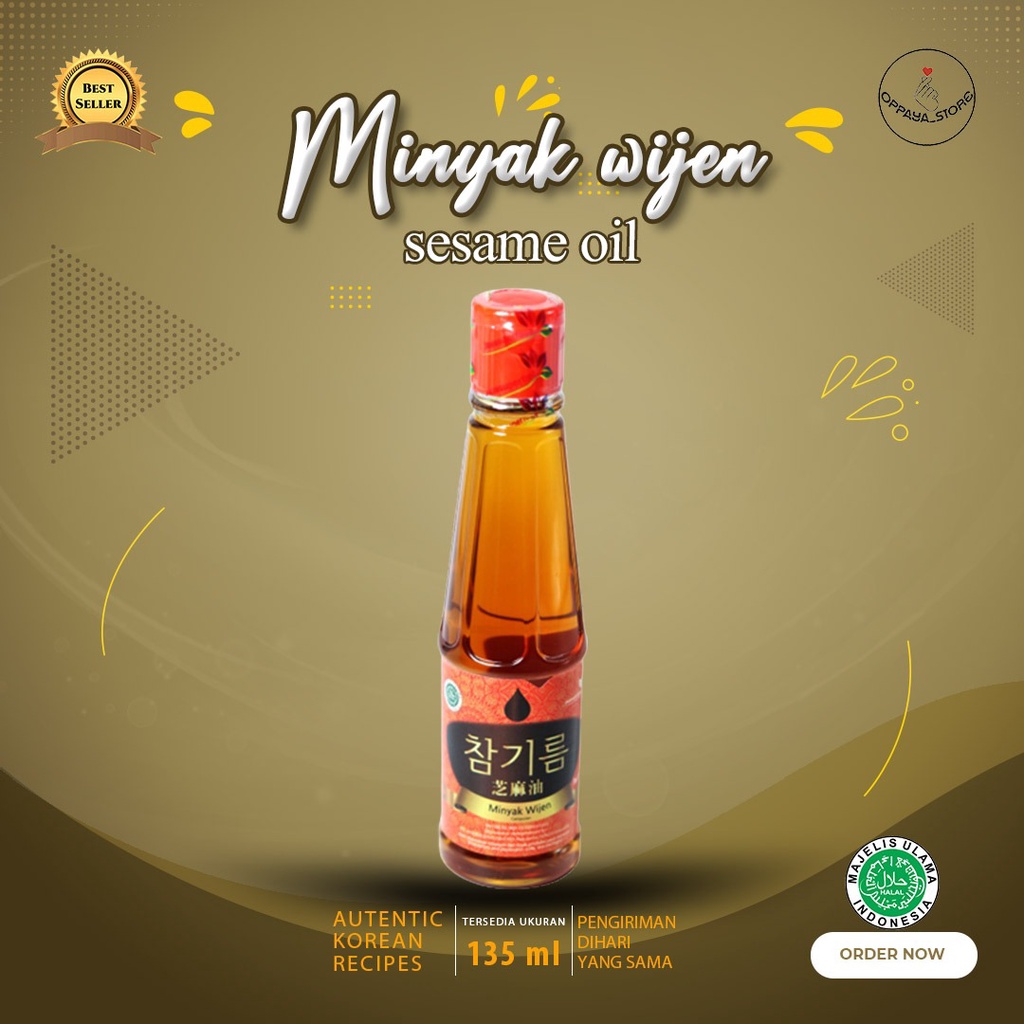 Jual Minyak Wijen Campuran Sesame Oil Corn Oil 135 Ml Shopee Indonesia