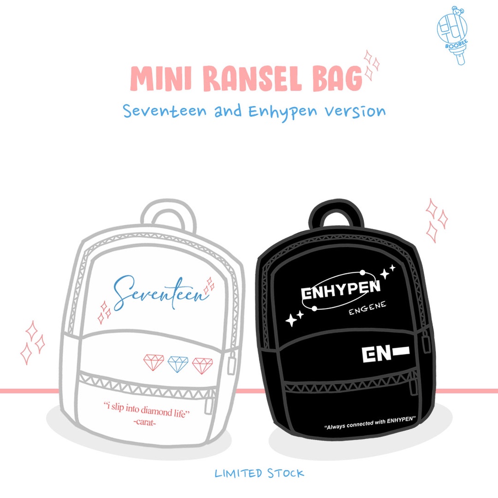 Jual MINI RANSEL SEVENTEEN ENHYPEN (BACA DESKRIPSI^^) | Shopee Indonesia
