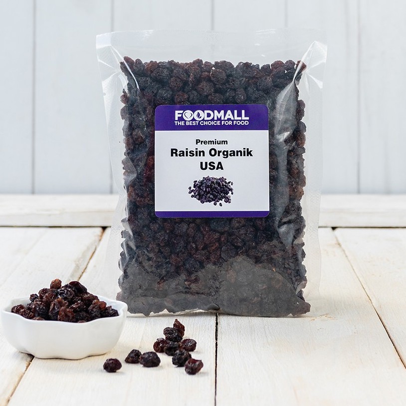 Jual Kismis / Black Raisin Organic USA PREMIUM 250 GRAM | Shopee Indonesia