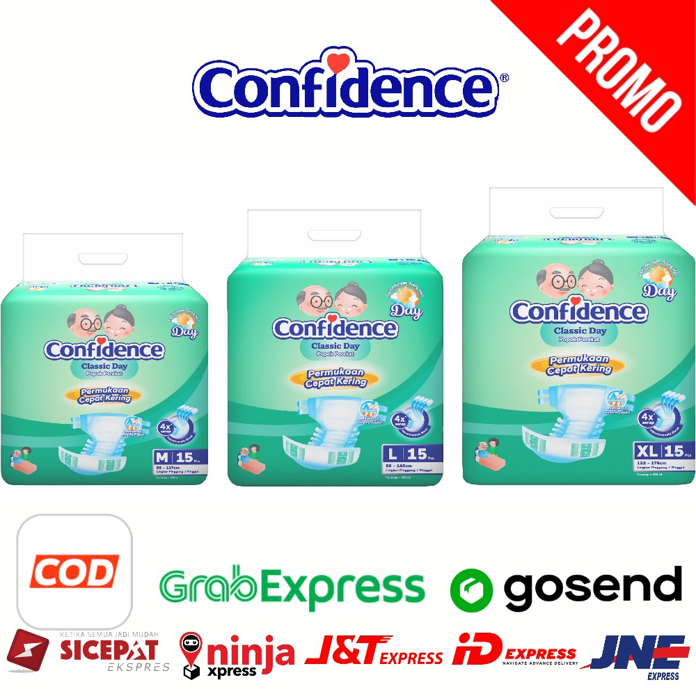 Jual Confidence Classic Day M15 / L15 / XL15 | Shopee Indonesia