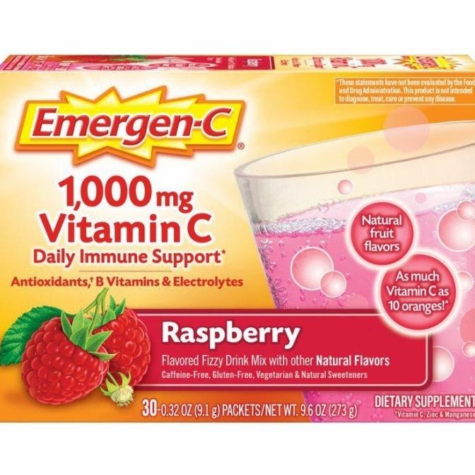 Jual Vitamin C 1000Mg Emergen C 1000Mg Original Usa 100% Vidsegi ...