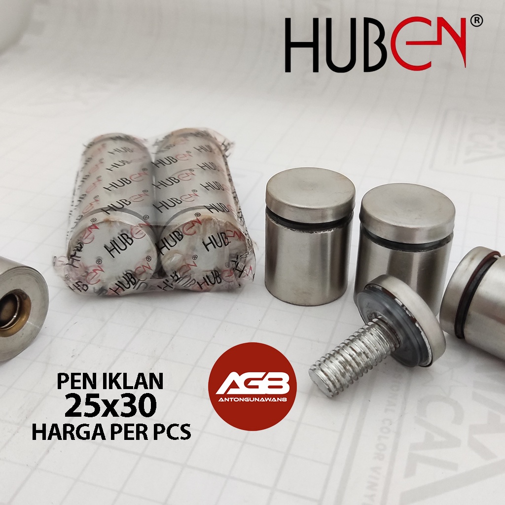 Jual Pen Iklan 25mm X 30mm Sign Board 25x30 Hanger Wall Baut Akrilik ...