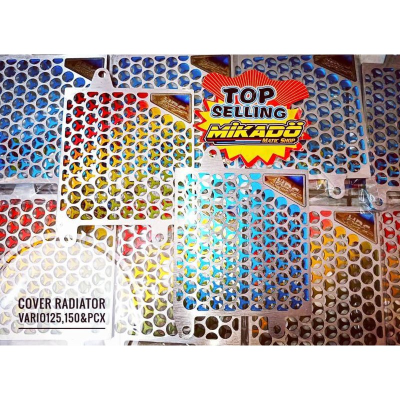 Jual COVER RADIATOR TITANIUM VIETNAM VARIO 125 150 PCX LOKAL TUTUP ...