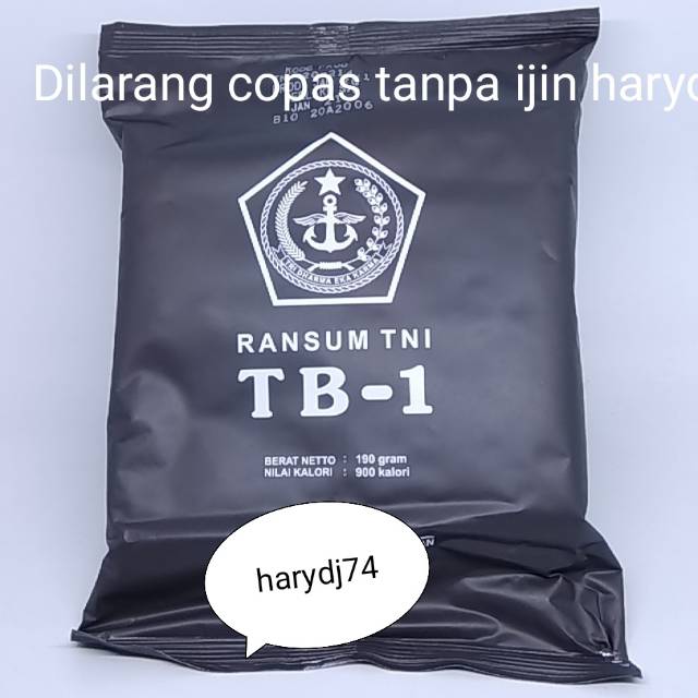 Jual Ransum tambahan biskuit TNI TB-1 | Shopee Indonesia