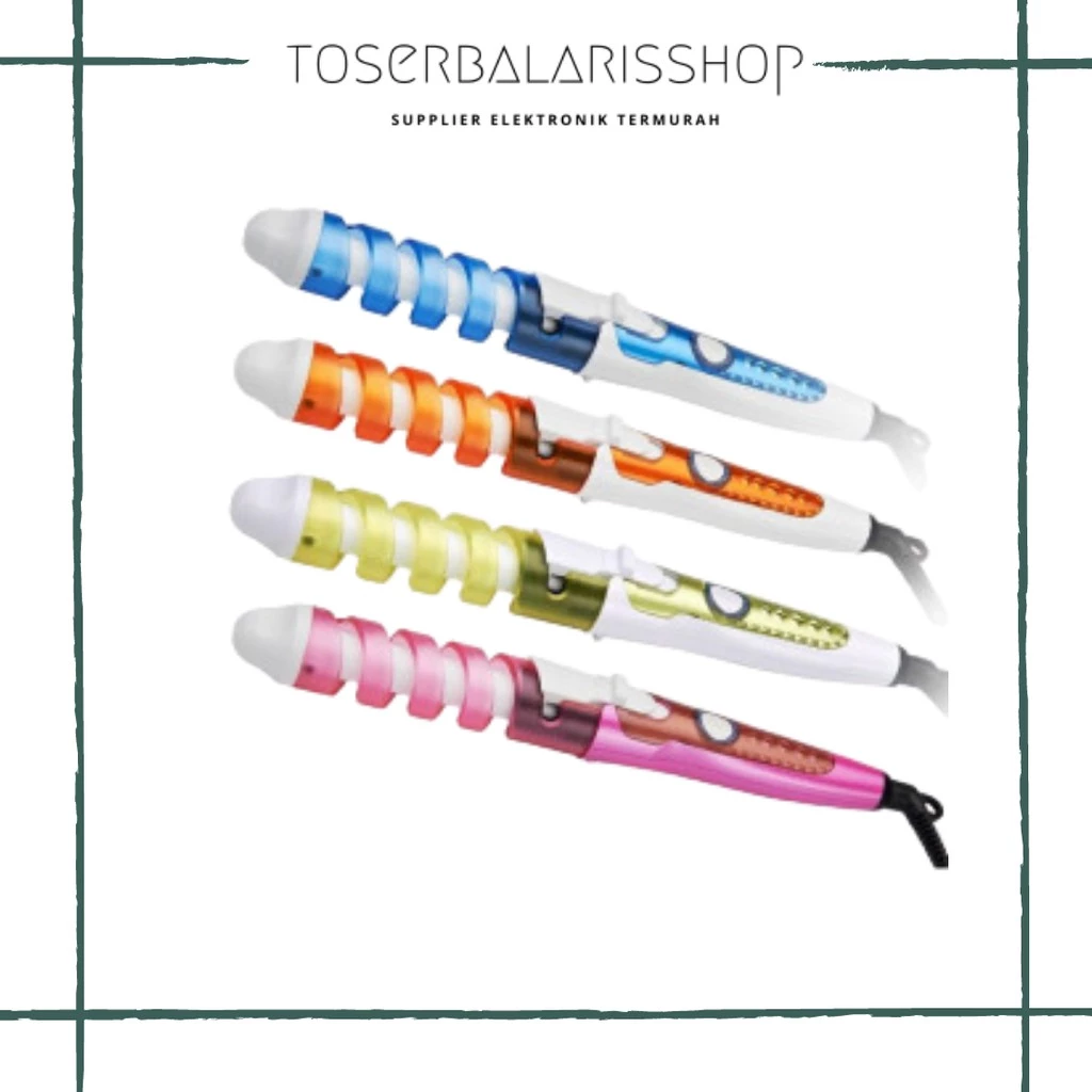 SONAR SN 1011 CATOKAN CURLY KERITING ALAT CATOK RAMBUT IKAL SPIRAL WAVE | AutoStock