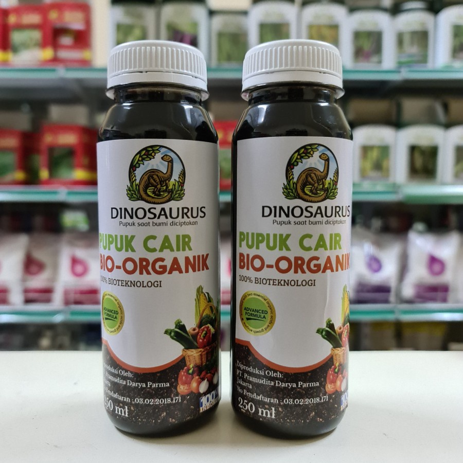 Jual Pupuk Cair Bio Organik DINOSAURUS Isi 250 Ml Pupuk Pembenah Tanah ...