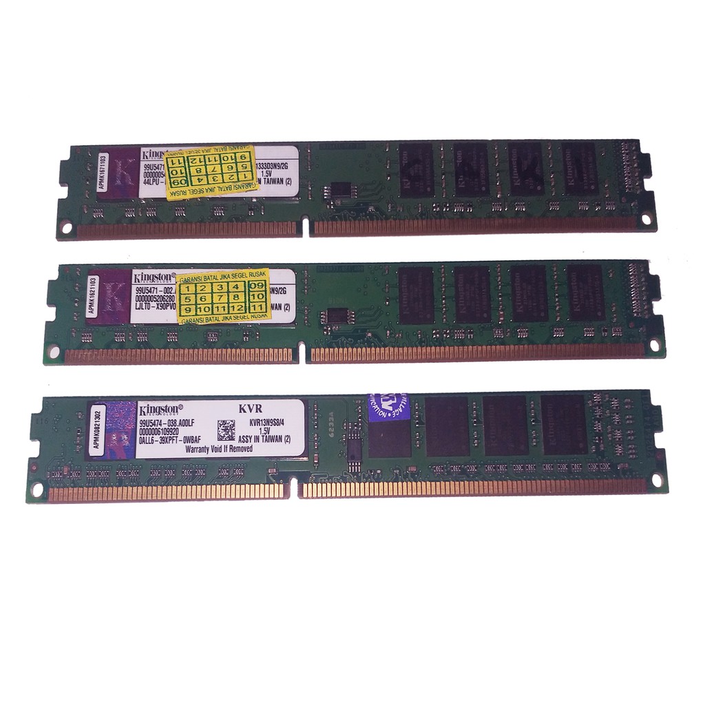 Kingston DDR3 4GB 2GB PC Memory RAM PC10700 PC10600