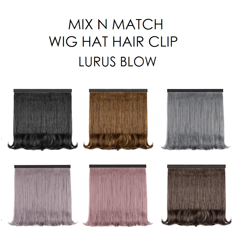 Jual MIX N MATCH WIG HAT TOPI HAIR CLIP RAMBUT PALSU WANITA ONLY 06 ...