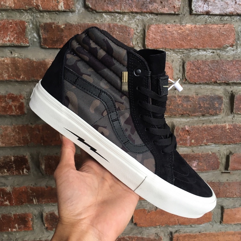 Jual Vans Sk8 Hi Notchback Defcon Pro Multicam Black Shopee Indonesia