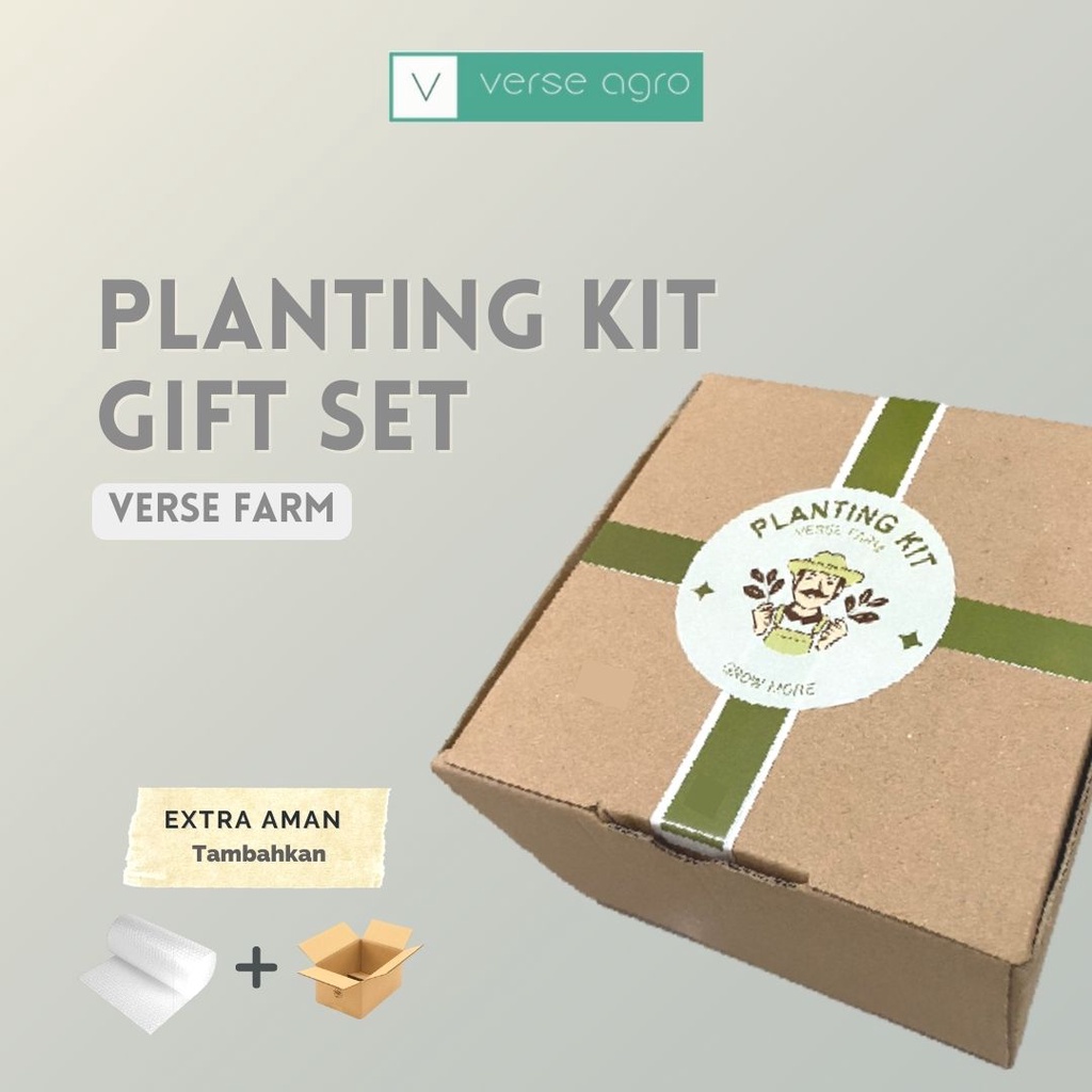 Jual VERSE FARM - Planting Kit Gift Set | Shopee Indonesia