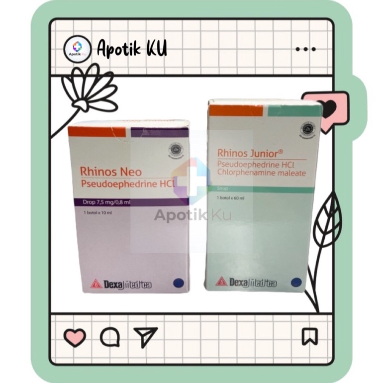 Jual Rhinos Junior Syrup Neo Drop Baby Obat Pilek Anak Shopee Indonesia