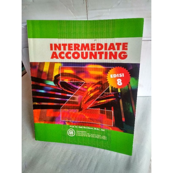 Jual BUKU INTERMEDIATE ACCOUNTING EDISI 8 OLEH ZAKI BARIDWAN Bekas ...