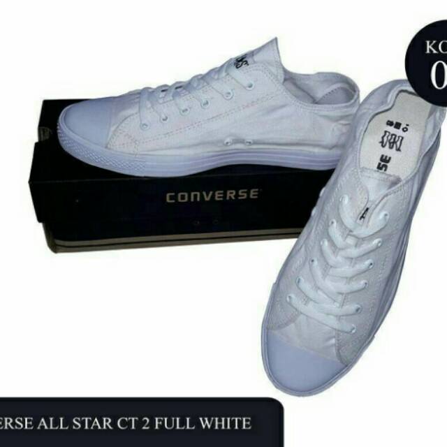 Jual Sepatu Converse All Star Full Putih Shopee Indonesia