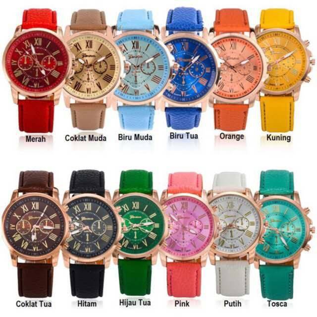 Jual Vh Jam Tangan Wanita Warna Warni Shopee Indonesia