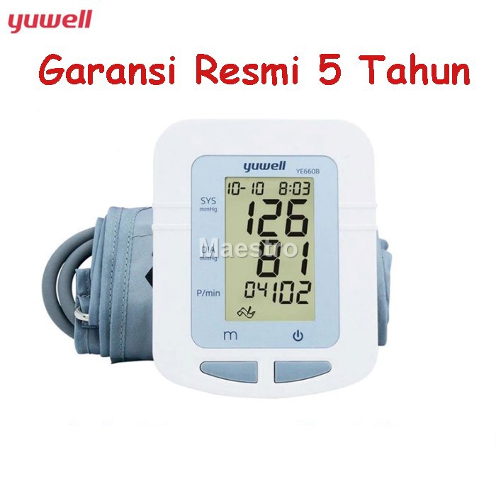 Jual Tensimeter Digital Yuwell Ye660b Alat Ukur Tensi Tekanan Darah