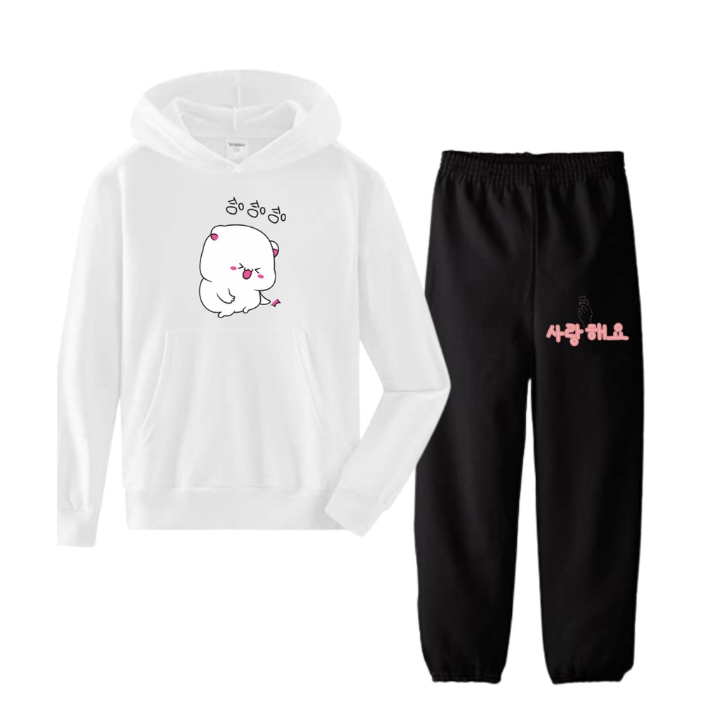 Jual Choice Ali - Set Hoodie Dan Jogger Baju 1 Set Remeja - Dewasa ...