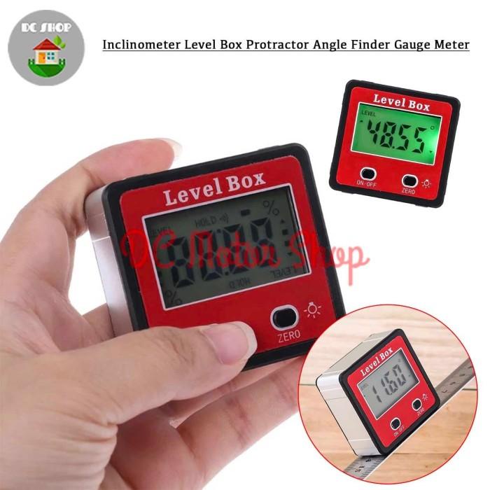 Jual Inclinometer Digital Alat Ukur Sudut Kemiringan Slope Level Box ...