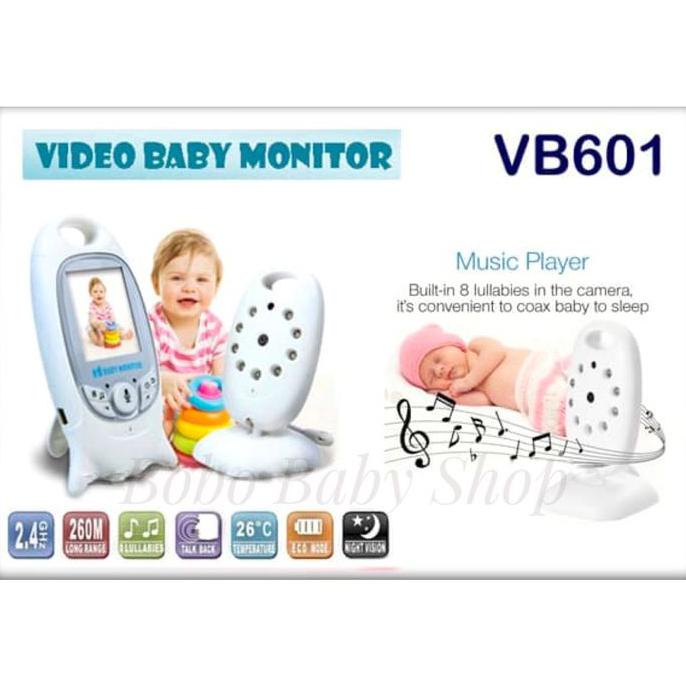 Jual NEW Color Video Baby Monitor VB601 Night Vision 2.0 Inch - 2 Way ...