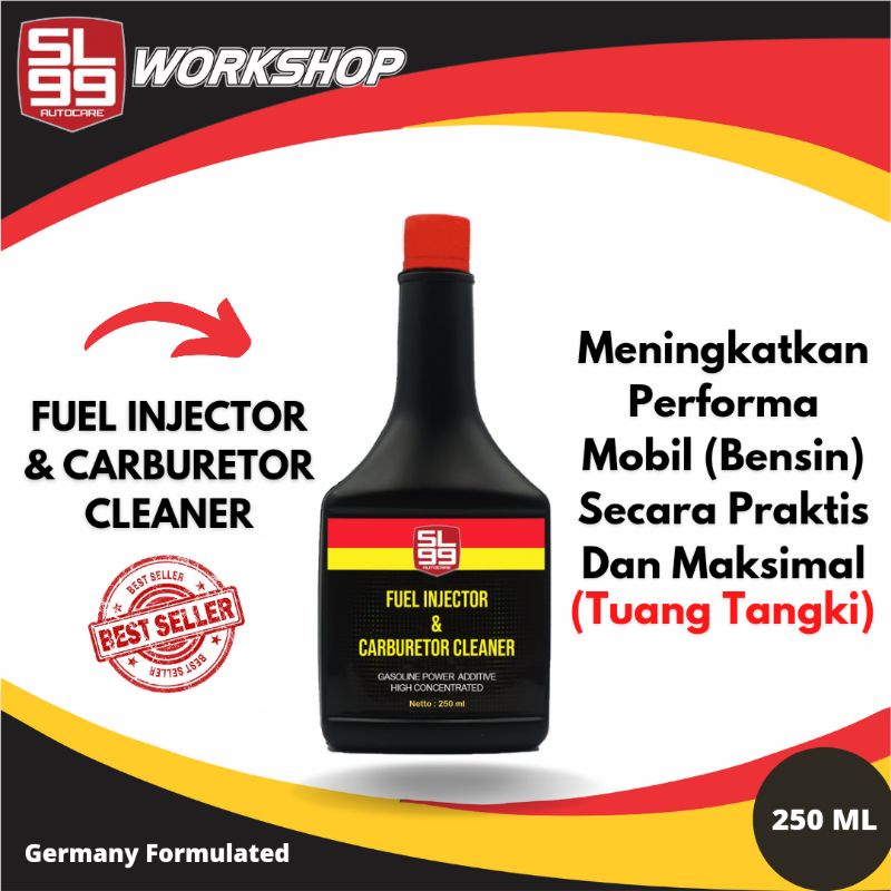 Jual SL99 Fuel Injector & Carburetor Cleaner Gasoline Power Additive Shopee Indonesia
