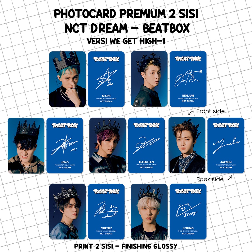 Jual GRT.19Jn23r ‣ (ISI 7 PCS) Photocard NCT DREAM BEATBOX - Photo