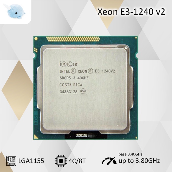 Jual Intel Xeon E3-1240 v2 Processor 3.80GHz LGA 1155 CPU Second 4C8T ...
