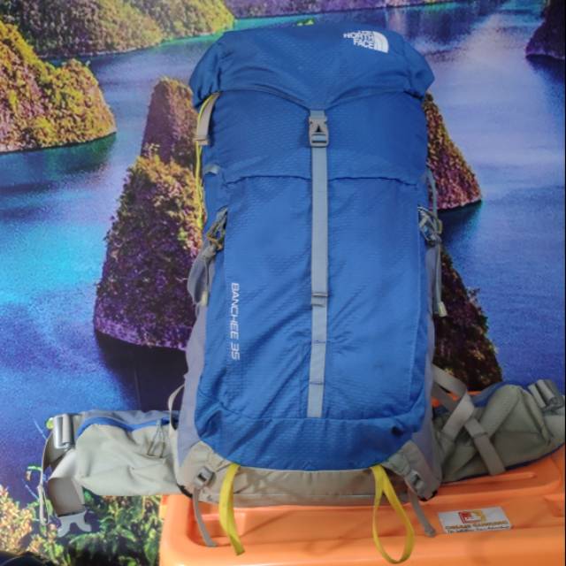 the north face banche 35 original cariel gunung